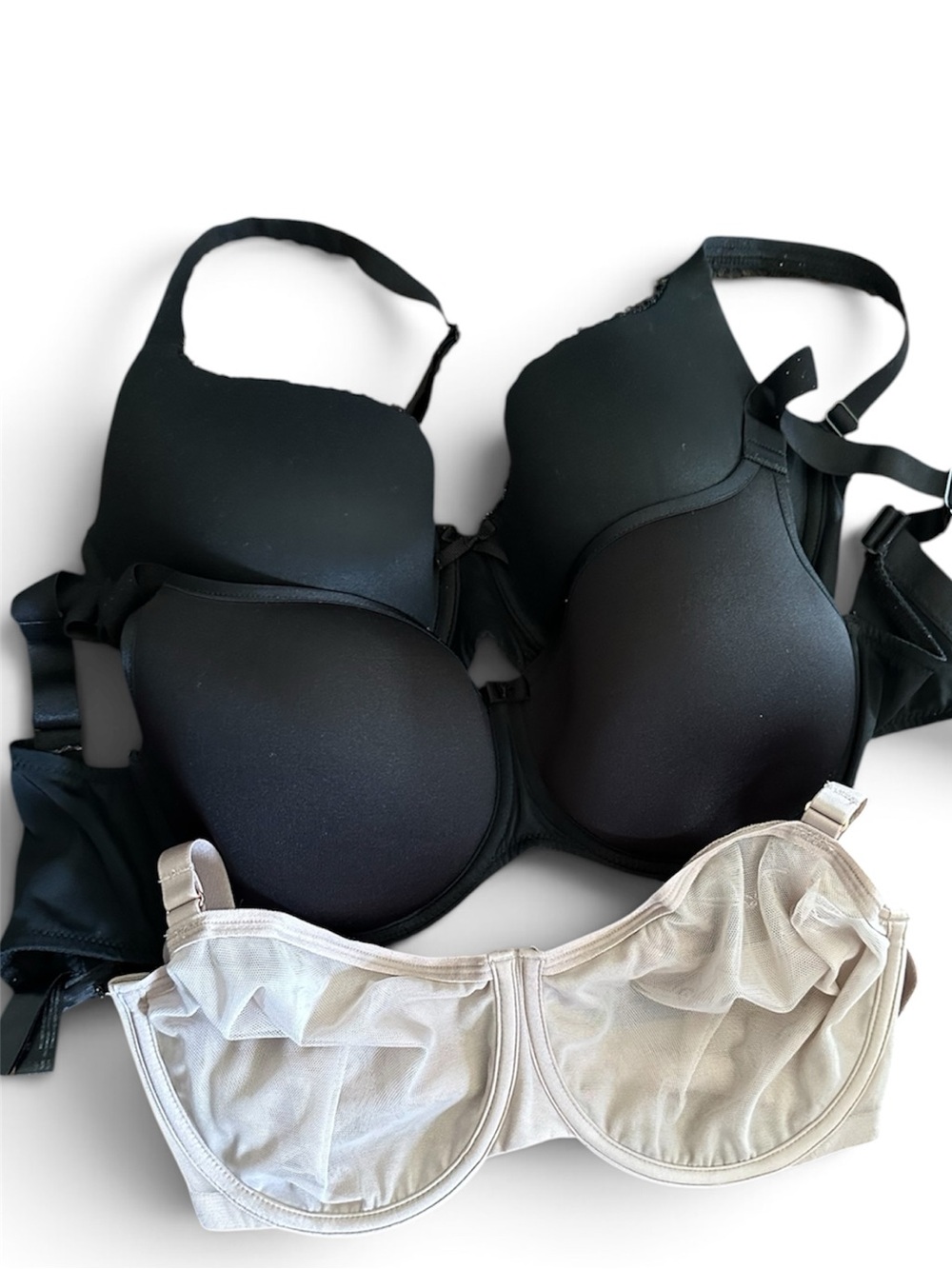 Bundle of 3 Everyday Bras - 2 Black & 1 Nude